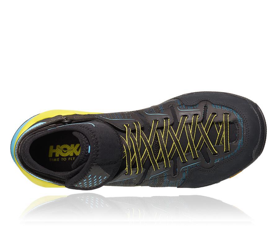 Hoka One One Trail Schoenen Heren - Arkali - Zwart/Blauw - EC1260547